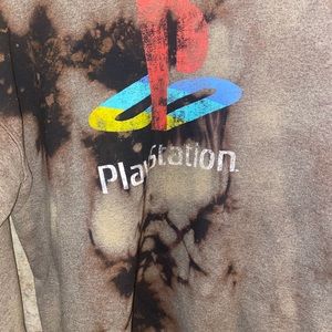 Bleached tie dye